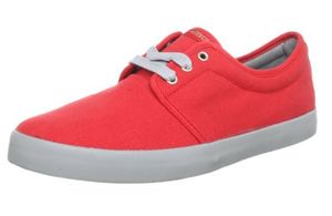 Dekline Skateboard Schuhe River Red / Grey - Sneakers Sneaker Vegan