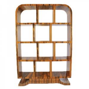 Casa Padrino Art Deco B�cherregal Mahagoni - Artdeco B�cher Schrank Regalsystem M�bel Antik Stil