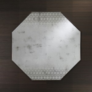 Casa Padrino Art Deco Vintage Wandspiegel Antik Stil Silber 