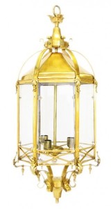 Casa Padrino Barock H�ngeleuchte Gold - Restaurant - Hotel Lampe Leuchte Laterne