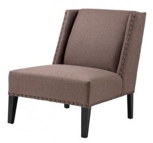 Casa Padrino Luxus Art Deco Sessel Braun -  Jugendstil Belle Epoche - Luxury Collection