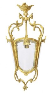 Casa Padrino Barock H�ngeleuchte Gold Deckenlaterne - Restaurant - Hotel Lampe Leuchte Laterne