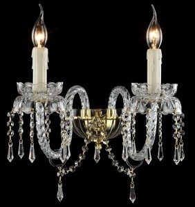 Casa Padrino Barock Wandleuchten Gold 34,3 x H 29 cm Antik Stil - Wandlampe Wand Beleuchtung 