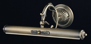 Casa Padrino Jugendstil Wandleuchte Bronze 44 x H 17 cm Jugendlicher Stil - Wandlampe Wand Beleuchtung 