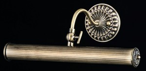 Casa Padrino Jugendstil Wandleuchte Bronze 34 x H 12 cm Jugendlicher Stil - Wandlampe Wand Beleuchtung 