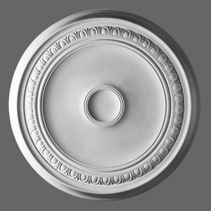 Casa Padrino Stuck Rosette 62 x 62 cm Deckenstuck Deckenrosette Stuckrosette Wandrosette Barock Jugendstil