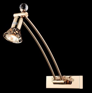 Casa Padrino Jugendstil Kristall Wandleuchte Gold 16 x H 34 cm Jugendlicher Stil - Wandlampe Wand Beleuchtung 