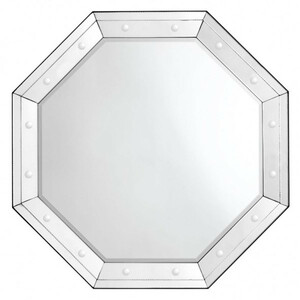 Casa Padrino Luxus Wand Spiegel Art Deco 110 x 110 cm - Wandspiegel - Luxus Hotel M�bel Collection