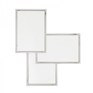 Casa Padrino Luxus Spiegel Neo Klassisch 80 x H 96 cm Edelstahl vernickelt - Wandspiegel - Luxus Hotel M�bel Collection