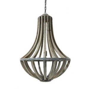 Casa Padrino H�ngeleuchte Deckenleuchte Braun Durchmesser 61 x H 90 cm - M�bel L�ster Leuchter Deckenleuchte Deckenlampe