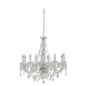 Casa Padrino Barock Decken Kristall Kronleuchter Klar Durchmesser 75 x H 71 cm Antik Stil - M�bel L�ster Leuchter Deckenleuchte H�ngelampe