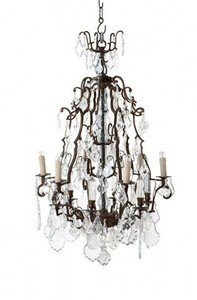 Casa Padrino Luxus Kronleuchter - Luxus H�ngeleuchte Antik Messing Durchmesser 60 H 90 cm