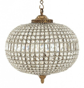 Casa Padrino Luxus Kronleuchter - Luxus H�ngeleuchte Antik Messing Durchmesser 52 x H 52 cm