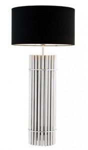 Casa Padrino Luxus Tischleuchte Nickel - Luxus Hotel Restaurant Leuchte 