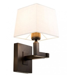 Casa Padrino Luxus 1er Wandleuchte Bronze - Luxus Hotel Restaurant Leuchte