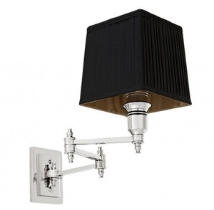 Casa Padrino Luxus Wandleuchte Nickel - Luxus Qualit�t