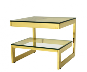 Casa Padrino Luxus Art Deco Designer Beistelltisch Gold - Hotel Tisch M�bel