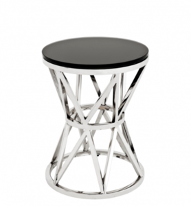 Casa Padrino Luxus Art Deco Designer Beistelltisch 29 x H. 39 cm - Luxus Kollektion