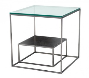 Casa Padrino Luxus Art Deco Designer Beistelltisch 55 x 55 x H. 57 cm - Luxus Tisch