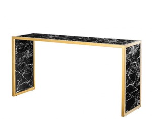 Casa Padrino Luxus Konsole Gold 150 x 40 x H. 75 cm - Luxus Kollektion