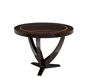 Casa Padrino Designer Luxus Mahagoni Esstisch 100 x H. 76 cm - Hotel Tisch M�bel