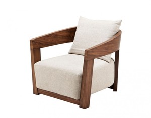 Casa Padrino Luxus Art Deco Mahagoni Sessel - Luxus Hotel M�bel