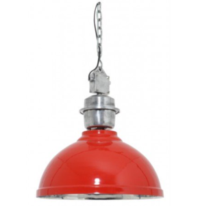 Casa Padrino Designer H�ngeleuchte Rot Durchmesser 52 cm - Limited Edition