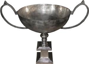 Casa Padrino Luxus Art Deco XXL Champagner K�hler, Pflanztopf mit Henkel - Weink�hler - Hotel Dekoration - Limited Edition