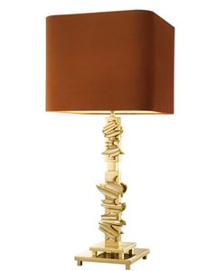 Casa Padrino Luxus Tischleuchte 35 x H. 82 cm - Designer Tischlampe