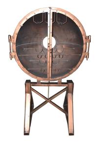 Casa Padrino Luxus Metall Getr�nke Bar Kupfer - Weinregal - Flaschenablage