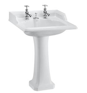 Casa Padrino Art Deco Waschbecken mit 2 Hahnl�chern - Hotel Restaurant M�bel