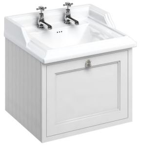 Casa Padrino Luxus Hnge-Waschschrank mit Schublade - Antik Stil Waschtisch