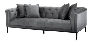 Casa Padrino Luxus Sofa Grau - Wohnzimmer M�bel