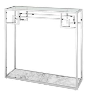 Casa Padrino Art Deco Luxus Konsolentisch Silber - Designer Hotel M�bel