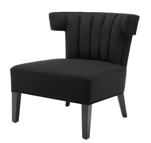 Casa Padrino Luxus Sessel Schwarz - Designer Mbel