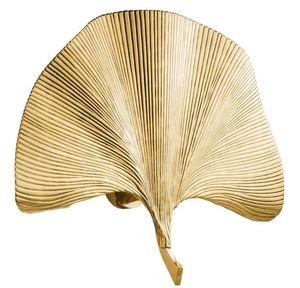 Casa Padrino Designer Wandleuchte Gold 67 x 11 x H. 48 cm - Luxus Wandlampe