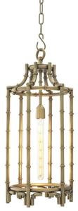 Casa Padrino Designer Hngeleuchte / Laterne Antik Messing 30,5 x H. 69,5 cm - Luxus Hngelampe