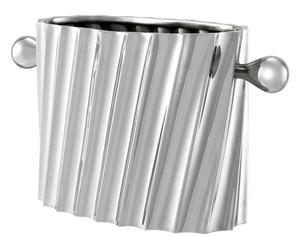 Casa Padrino Designer Messing Weink�hler mit 2 Griffen - Luxus Weinflaschenk�hler Weinflaschenhalter