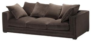 Casa Padrino Luxus Designer 3er Sofa Braun - Luxus Hotel M�bel