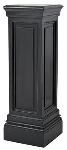 Casa Padrino Designer Mahagoni S�ule Schwarz 33 x 33 x H. 120 cm - Luxus Beistelltisch