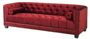 Casa Padrino Designer Sofa Rot - Luxus Kollektion