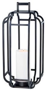 Casa Padrino Luxus Kerzenleuchter Rotguss 25 x 25 x H. 55 cm - Hotel Accessoires