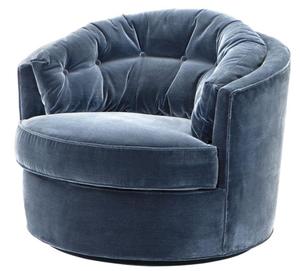 Casa Padrino Designer Sessel - Luxus Drehsessel