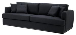 Casa Padrino Luxus Hotel Sofa Schwarz 234 x 103 x H. 86 cm - Limited Edition