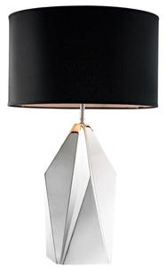 Casa Padrino Designer Tischleuchte Nickel Finish - Luxus Kollektion