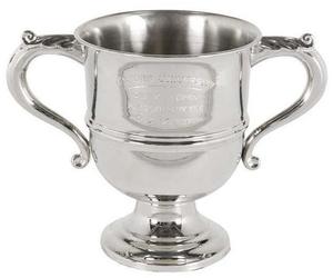 Casa Padrino Troph�e Silber 36 x H. 47 cm - Luxus Dekoration