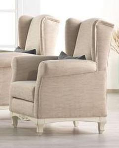 Casa Padrino Designer Bergere Sessel Marbella Creme - Hotel Mbel