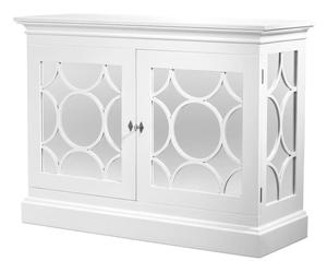 Casa Padrino Designer Mahagoni Schrank Wei� - Limited Edition