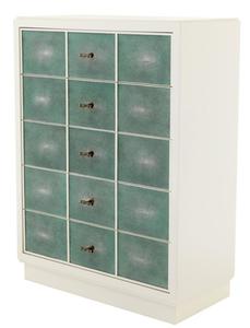 Casa Padrino Luxus Mahagoni Schrank 96,5 x 47,5 x H. 130 cm - Designer M�bel