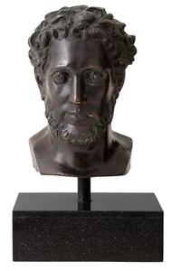 Casa Padrino Designer Steinskulptur Antik Bronze - Luxus Kollektion